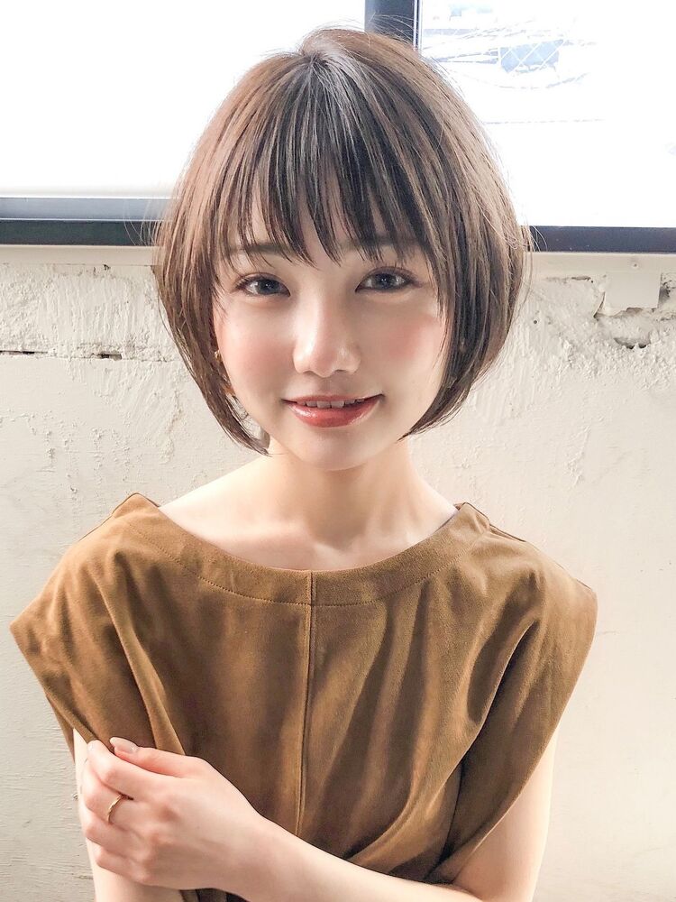 Kyli表参道 金子颯汰 小顔効果 ふんわり美髪前下がりショートボブ Kyli 表参道 キリ オモテサンドウ Kyli表参道 カネコソウタの髪型 ヘアスタイル ヘアカタログ情報 Yahoo Beauty ヤフービューティー