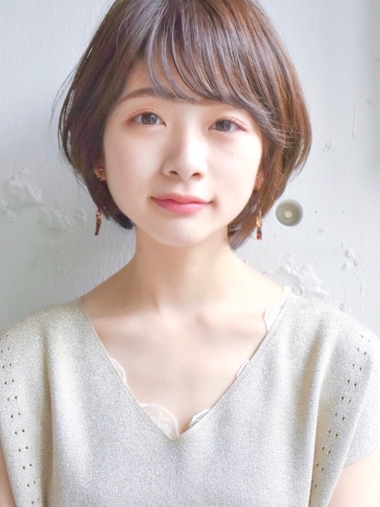 ひし形シルエットのでふんわり愛されショートボブ 代 30代 40代 Kyli 表参道 キリ オモテサンドウ Kyli表参道 カネコソウタの髪型 ヘアスタイル ヘアカタログ情報 Yahoo Beauty ヤフービューティー