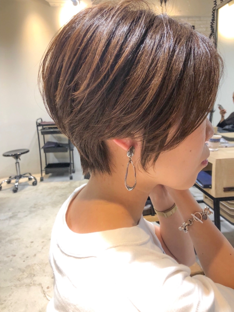 大人フレンチボブ マニッシュ小顔ダブルバング 美髪ブランジュ Kyli 表参道 キリ オモテサンドウ Kyli表参道 カネコソウタのヘアスタイル情報 Yahoo Beauty