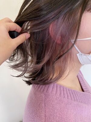 21年夏 インナーピンク ミディアムの新着ヘアスタイル 髪型 ヘアアレンジ Yahoo Beauty
