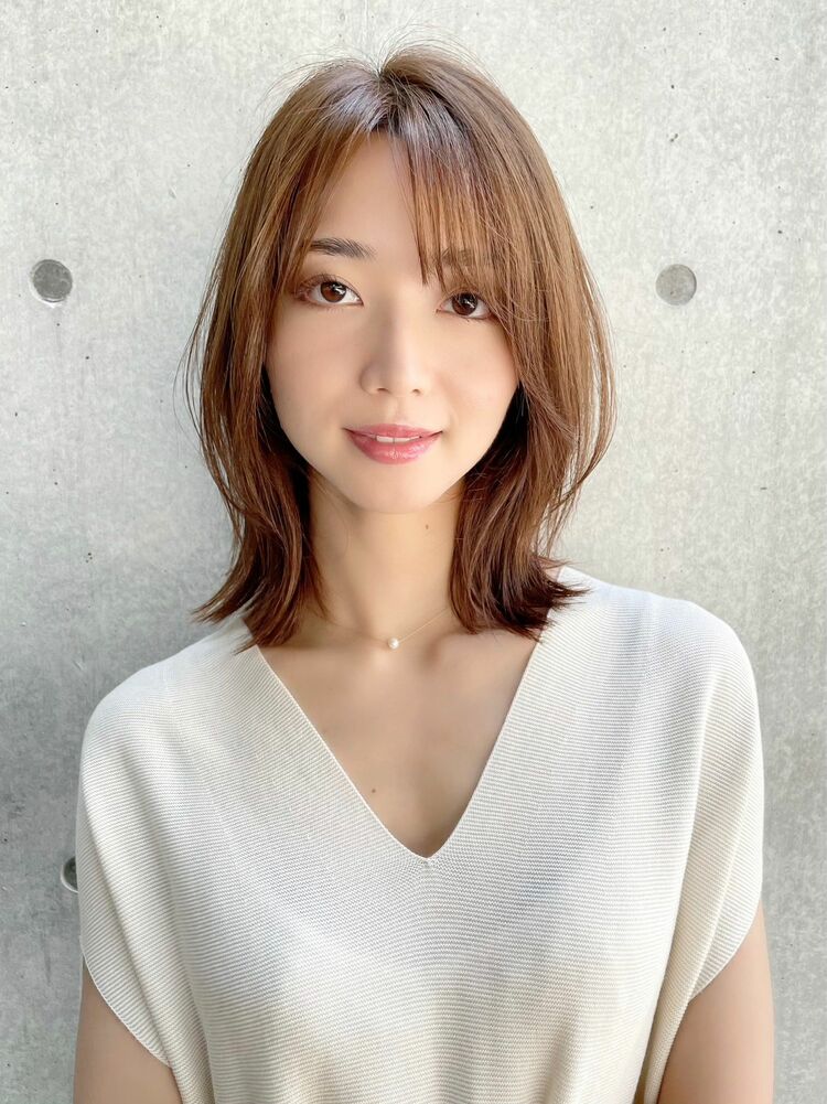 大人キレイなミディアム 30代 40代 50代 渡邊 一也の髪型 ヘアスタイル ヘアカタログ情報 Yahoo Beauty ヤフービューティー