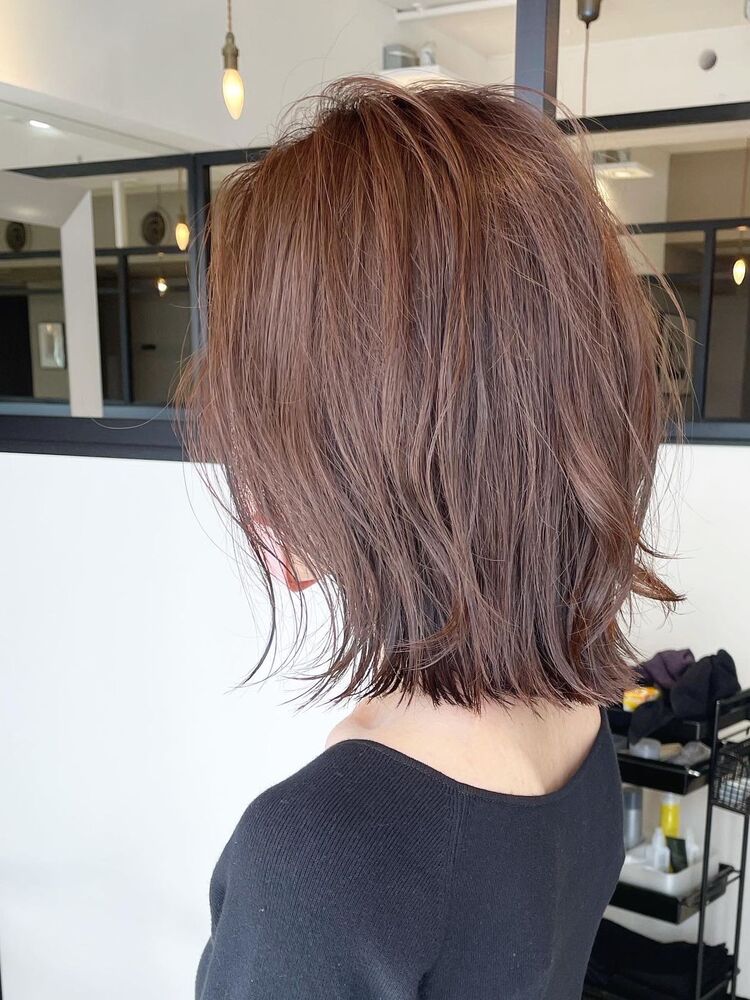 大人キレイなミディアムボブ 30代 40代 50代 渡邊 一也のヘアスタイル情報 Yahoo Beauty