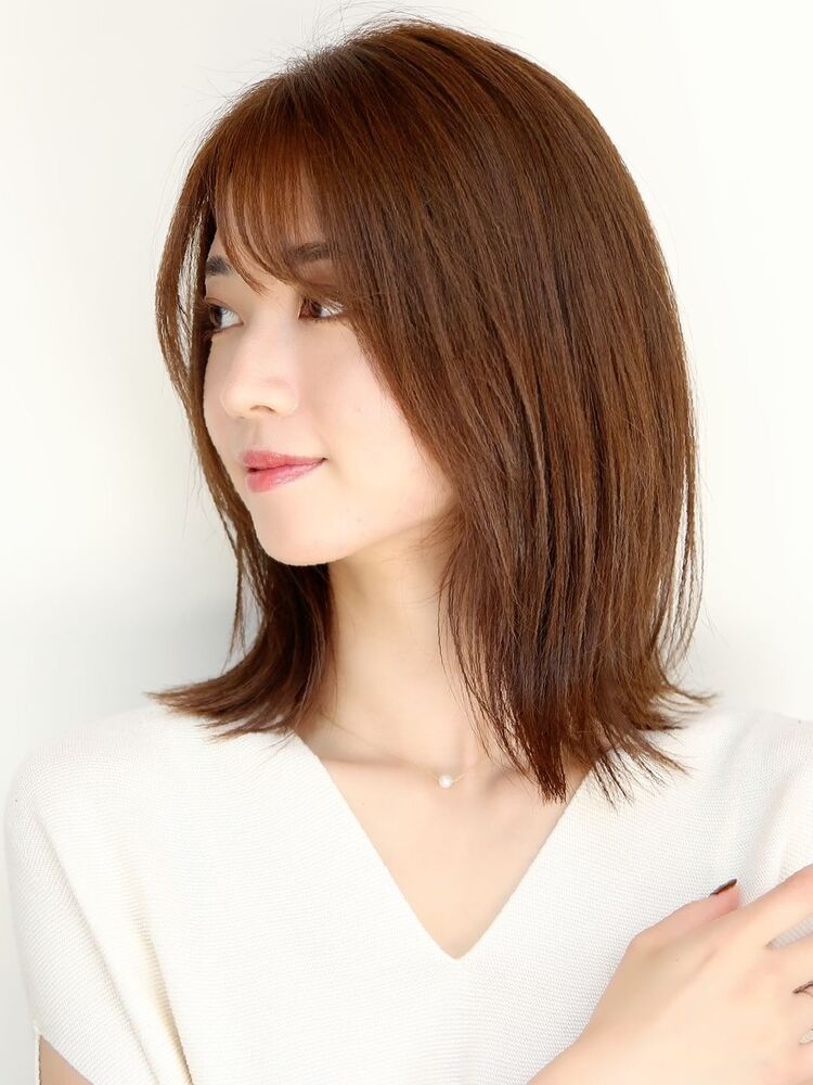 大人キレイなミディアムボブ 30代 40代 50代 渡邊 一也の髪型 ヘアスタイル ヘアカタログ情報 Yahoo Beauty ヤフービューティー