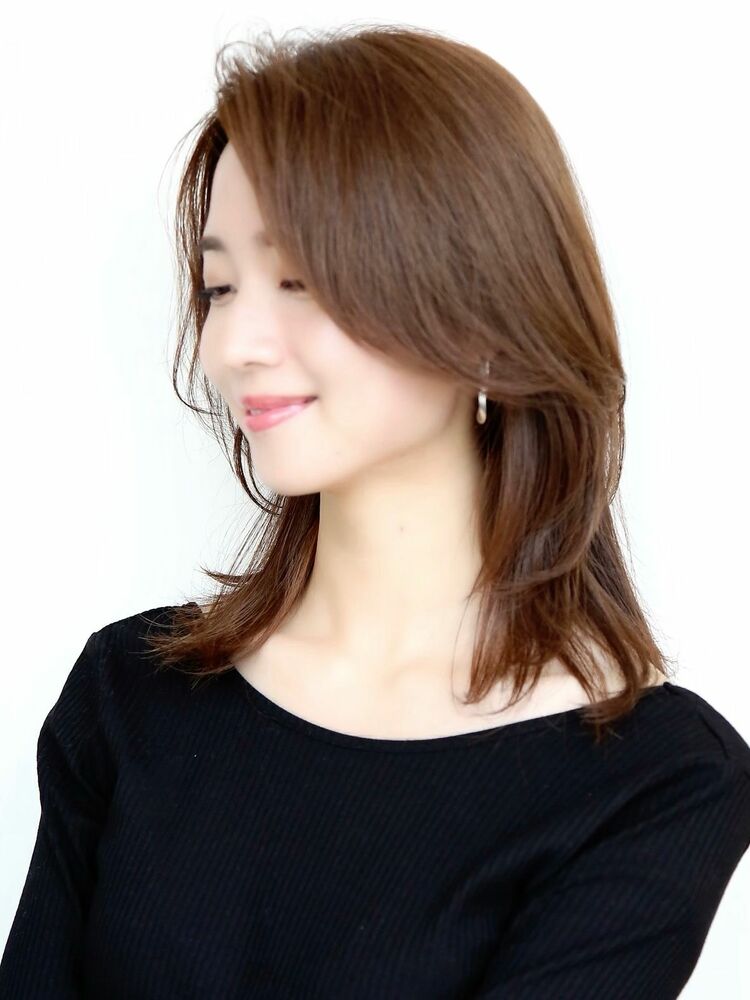 大人キレイなミディアム 30代 40代 50代 渡邊 一也の髪型 ヘアスタイル ヘアカタログ情報 Yahoo Beauty ヤフービューティー