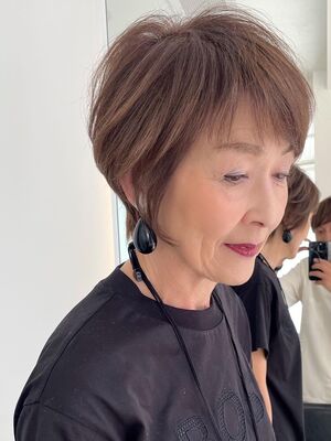 60代の髪型 ヘアスタイル ヘアカタログ 人気順 Yahoo Beauty ヤフービューティー