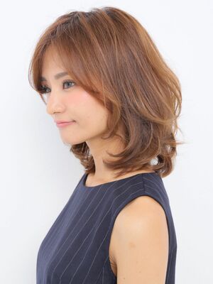 50代 ミディアムの髪型 ヘアスタイル ヘアカタログ 人気順 Yahoo Beauty ヤフービューティー