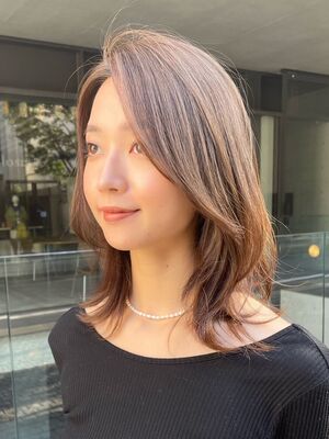 レイヤーカット ミディアムの髪型 ヘアスタイル ヘアカタログ 人気順 2ページ目 Yahoo Beauty ヤフービューティー