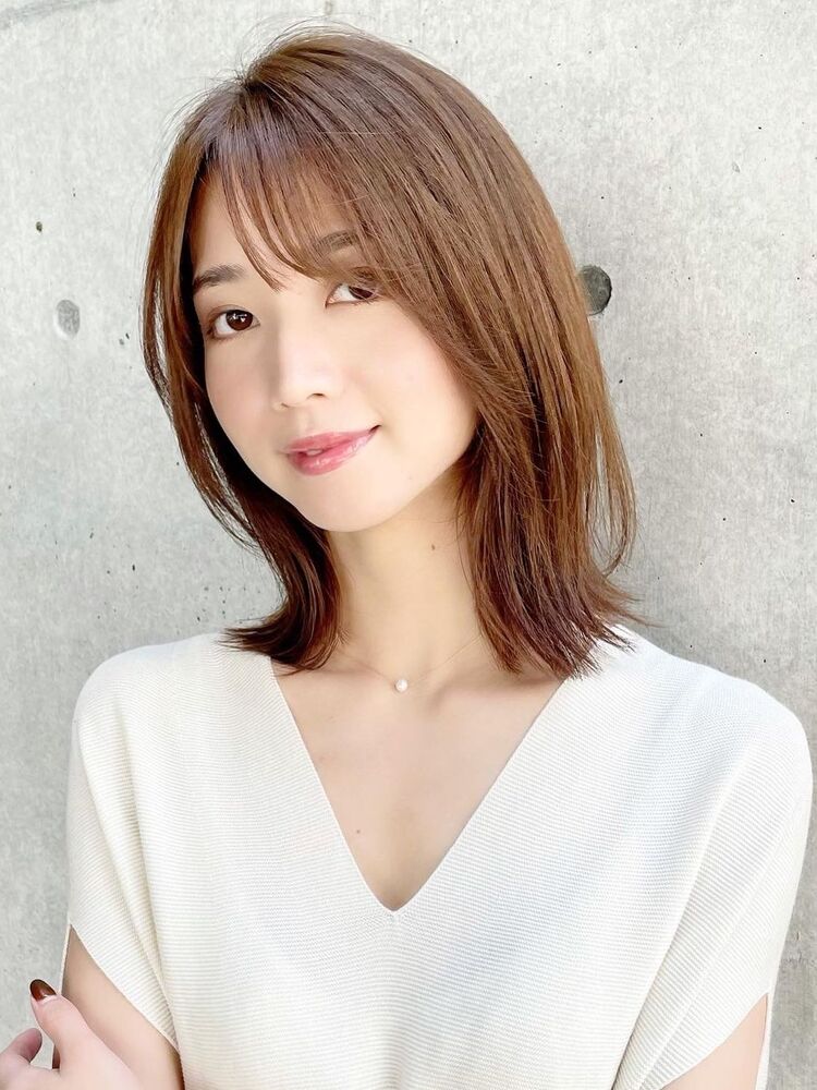 大人キレイなくびれロブ 30代 40代 50代 渡邊 一也のヘアスタイル情報 Yahoo Beauty