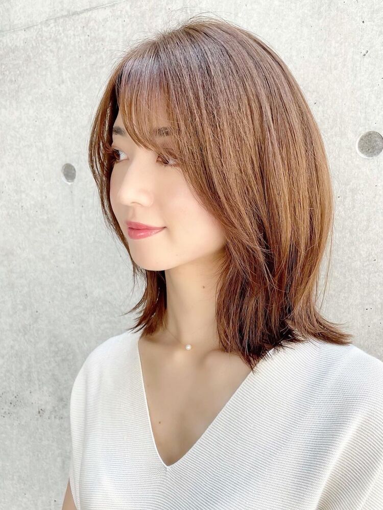 大人キレイなくびれロブ 30代 40代 50代 渡邊 一也のヘアスタイル情報 Yahoo Beauty