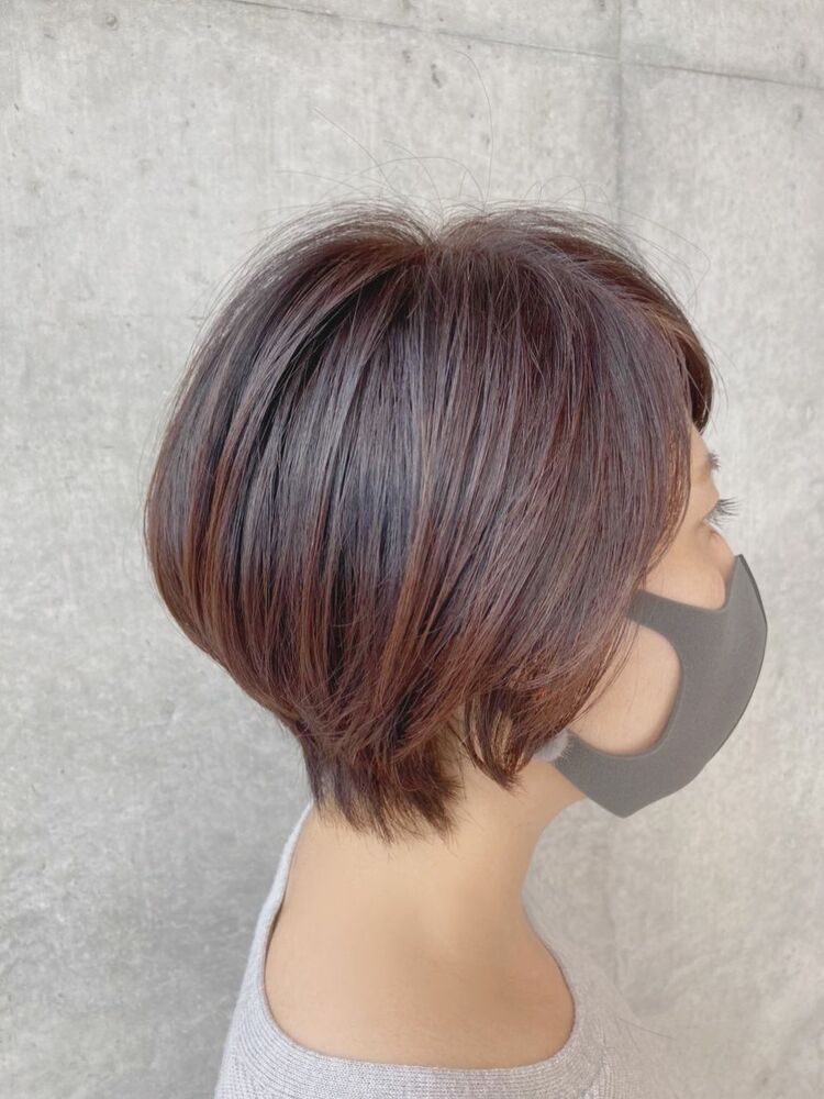 40代髪型 髪質改善 艶ショートボブ Jeanaharbor ジーナハーバー Jeana Shimizuのヘアスタイル情報 Yahoo Beauty