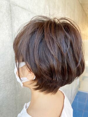40代 ショートボブ パーマの髪型 ヘアスタイル ヘアカタログ 人気順 Yahoo Beauty ヤフービューティー