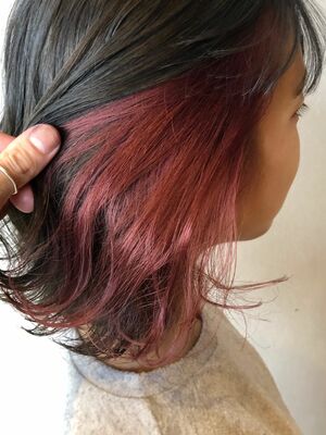 21年秋冬 ピンクバイオレット ミディアムの新着ヘアスタイル 髪型 ヘアアレンジ Yahoo Beauty