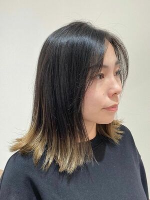 21年夏 裾カラー 毛先カラーの新着ヘアスタイル 髪型 ヘアアレンジ Yahoo Beauty