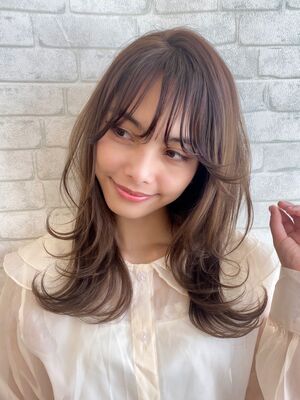 21年夏 ツーウェイバングの新着ヘアスタイル 髪型 ヘアアレンジ Yahoo Beauty