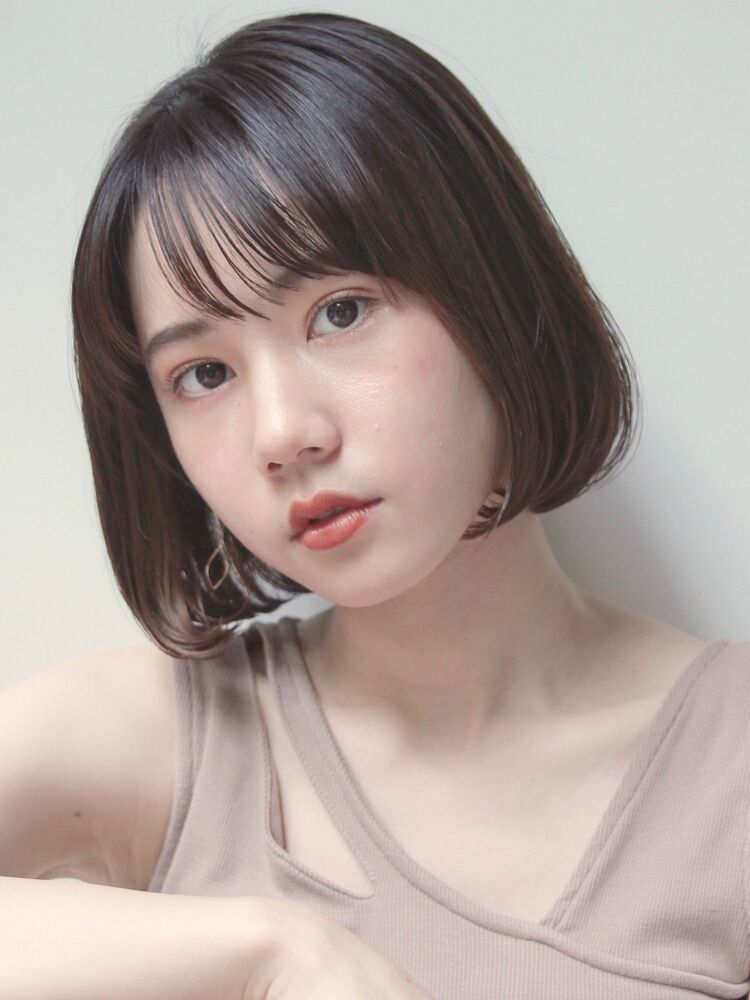 中村マサアキ インナーカラーのシンプルボブ Cocoon 表参道 コクーンオモテサンドウ Cocoon表参道 中村マサアキのヘアスタイル情報 Yahoo Beauty