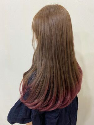 21年秋冬 グラデーションカラー ロングの新着ヘアスタイル 髪型 ヘアアレンジ Yahoo Beauty