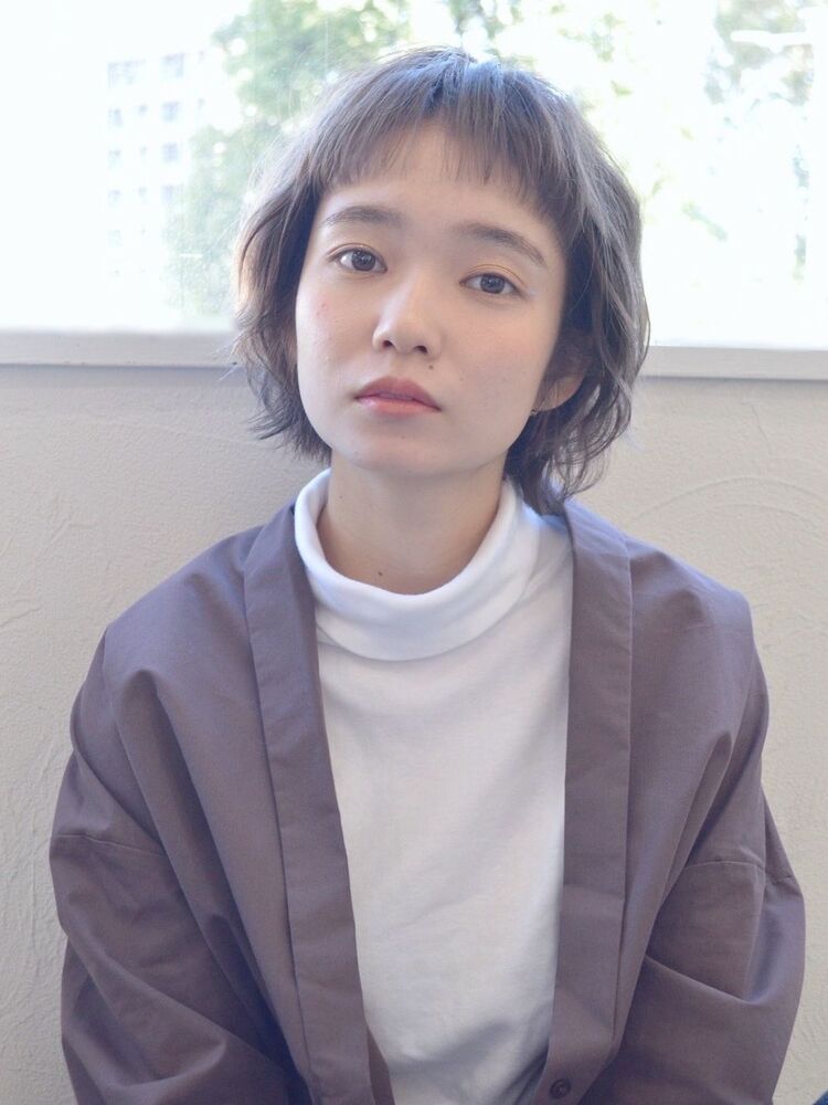 エアリーグレーボブ Soy Kufu 高田馬場店 ソイクフ タカダノババテン 隅優香のヘアスタイル情報 Yahoo Beauty