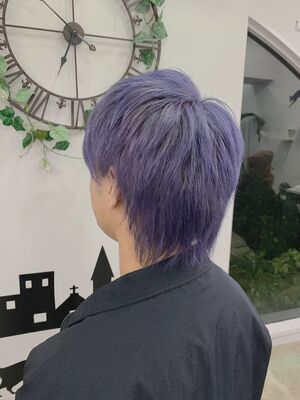 21年夏 メンズ パープル系の新着ヘアスタイル 髪型 ヘアアレンジ Yahoo Beauty