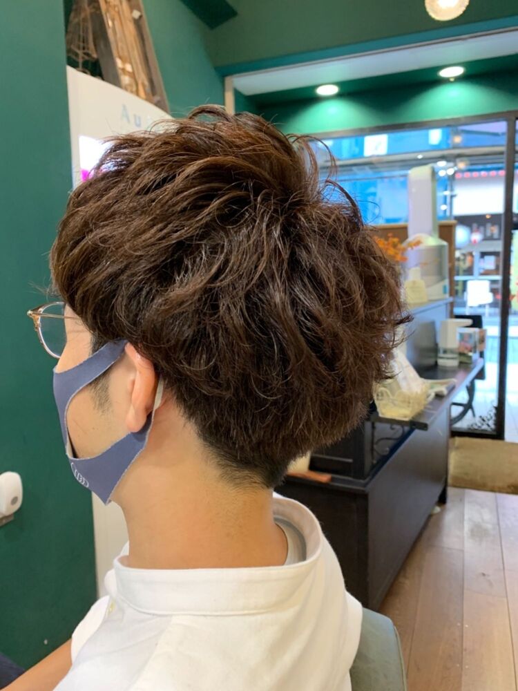 ショートマッシュにワンカールパーマをイン 武蔵新城美容室egoメンズカット松波光男 Hair Lounge Ego 武蔵新城店 ヘアーラウンジエゴ ムサシシンジョウテン 松波光男の髪型 ヘアスタイル ヘアカタログ情報 Yahoo Beauty ヤフービューティー