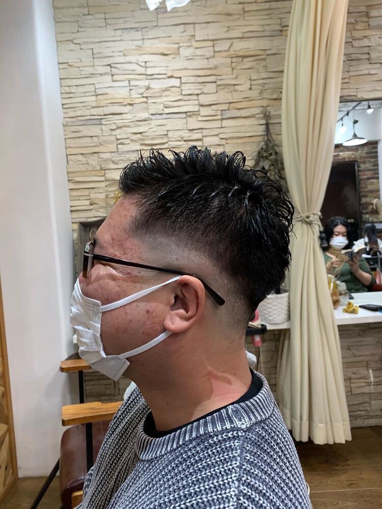 スキンフェードダンディーパーマ 武蔵新城美容室egoメンズカット松波光男 Hair Lounge Ego 武蔵新城店 ヘアーラウンジエゴ ムサシシンジョウテン 松波光男の髪型 ヘアスタイル ヘアカタログ情報 Yahoo Beauty ヤフービューティー
