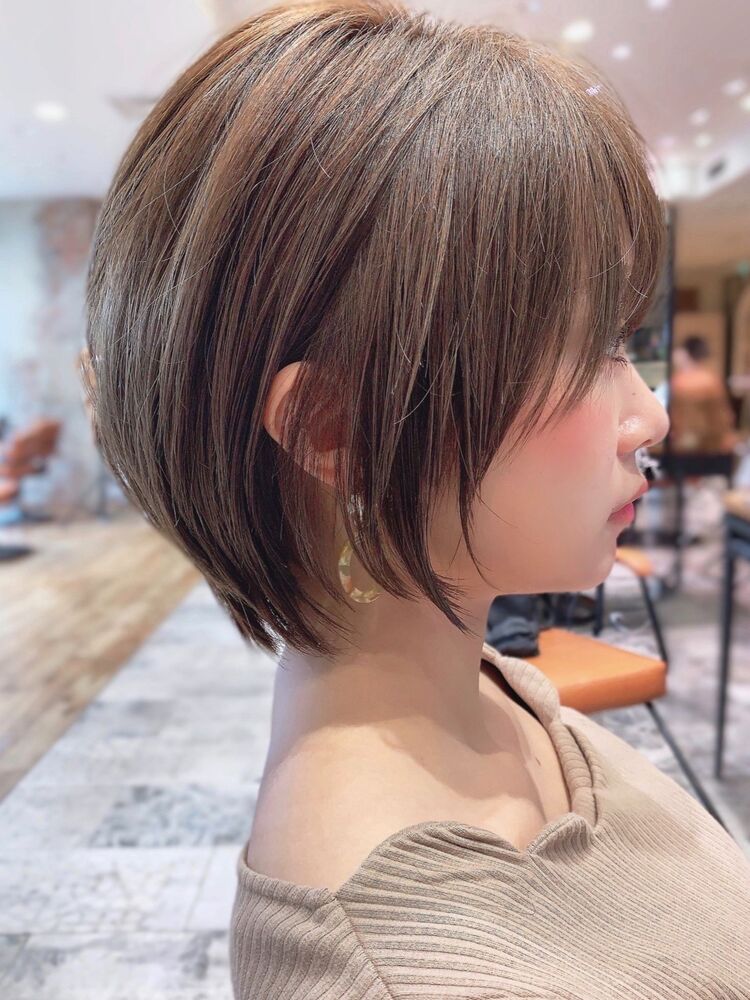 大人かわいい小顔ショートボブショートヘア代30代40代新宿 Emanon新宿西口 山田信夫の髪型 ヘアスタイル ヘアカタログ情報 Yahoo Beauty ヤフービューティー