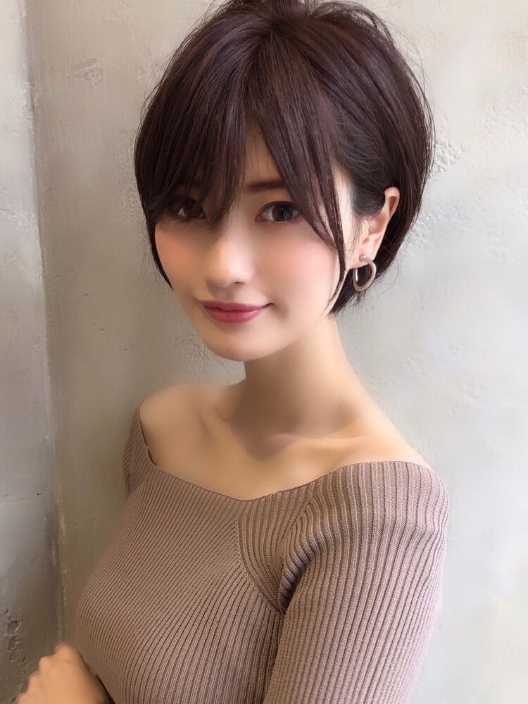 大人かわいい 小顔 ショートボブ ショートヘア 代30代40代 新宿 ショートボブ 山田信夫のヘアスタイル情報 Yahoo Beauty