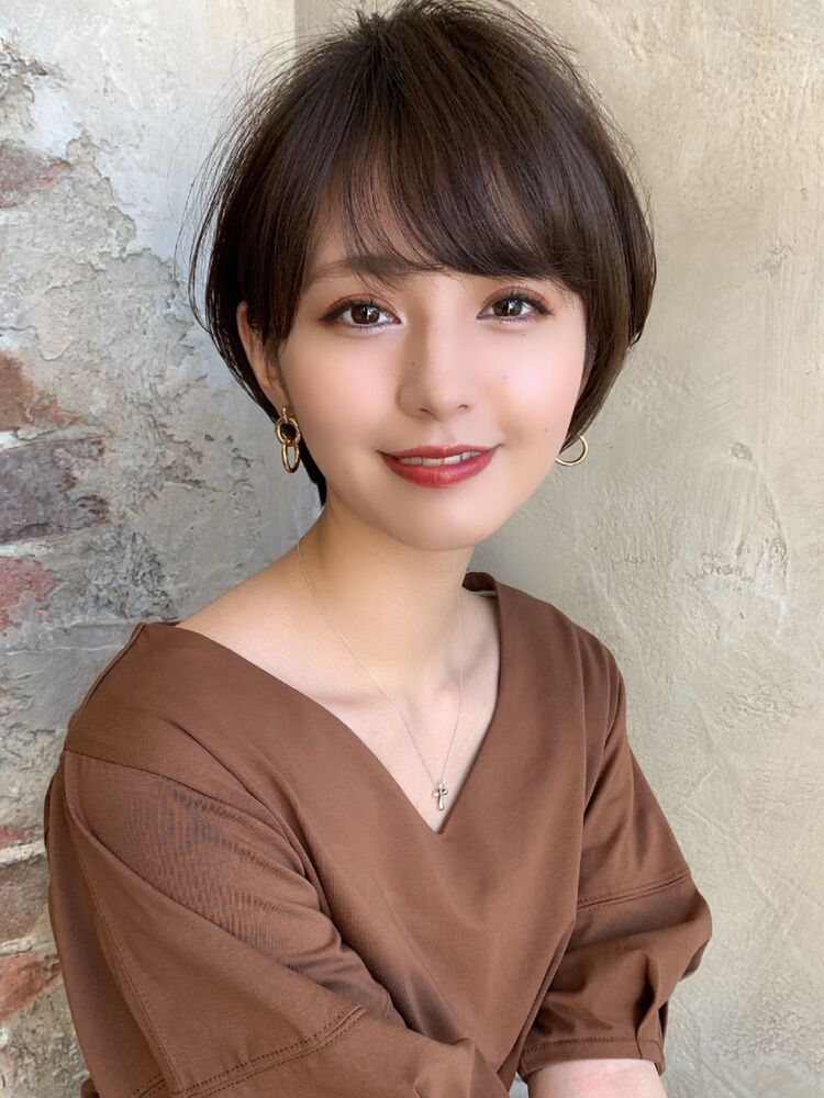 大人かわいい 小顔 ショートボブ ショートヘア 30代40代50代 Emanon新宿西口 山田信夫の髪型 ヘアスタイル ヘアカタログ情報 Yahoo Beauty ヤフービューティー