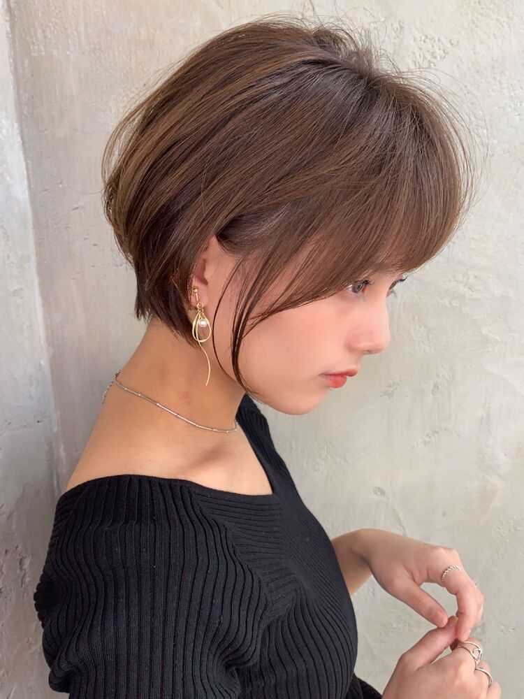 大人かわいい小顔ショートボブショートヘア代30代40代新宿 Emanon新宿西口 山田信夫の髪型 ヘアスタイル ヘアカタログ情報 Yahoo Beauty ヤフービューティー