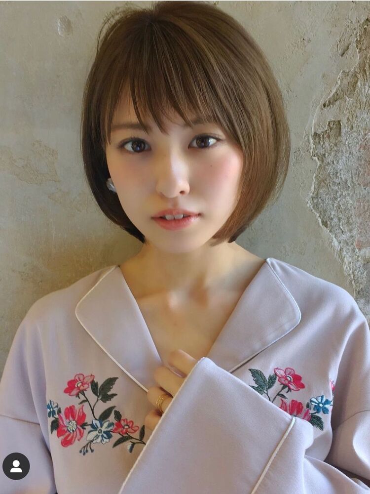 大人かわいい小顔ショートボブショートヘア代30代40代新宿 Afloat Ruvua アフロート ルヴァ 新宿 ショートボブ 山田信夫のヘアスタイル情報 Yahoo Beauty