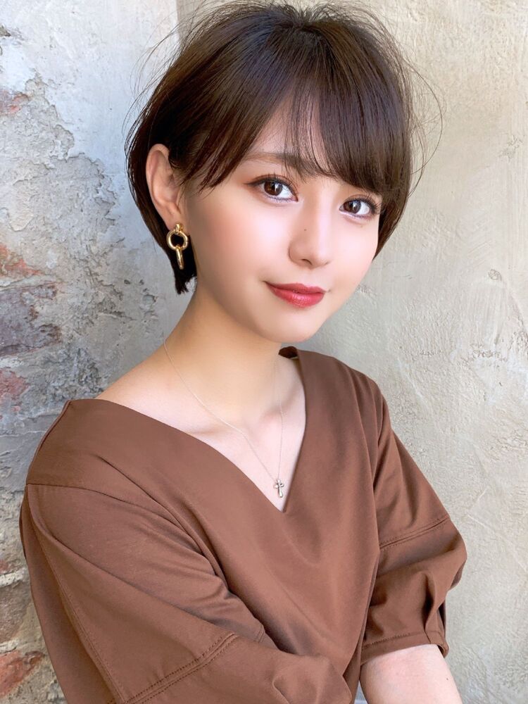 アナウンサー風ショートボブ Emanon新宿西口 山田信夫の髪型 ヘアスタイル ヘアカタログ情報 Yahoo Beauty ヤフービューティー