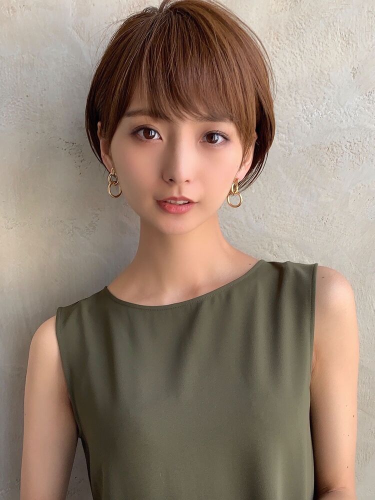 大人かわいい小顔ショートボブショートヘア30代40代50代新宿 Emanon新宿西口 山田信夫のヘアスタイル情報 Yahoo Beauty