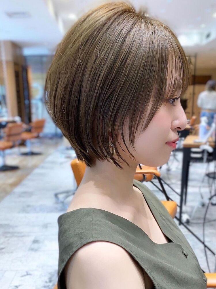 大人かわいい小顔ショートボブショートヘア代30代40代新宿 新宿 ショートボブ 山田信夫のヘアスタイル情報 Yahoo Beauty