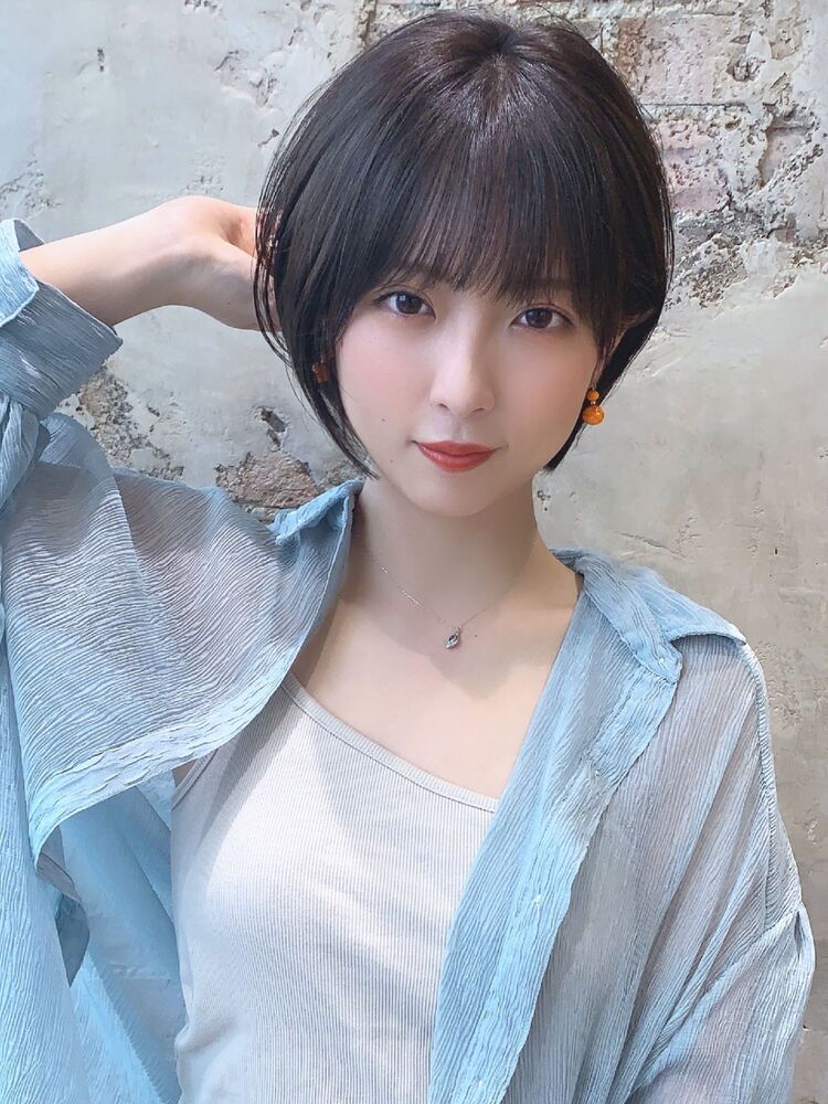 大人かわいい小顔ショートボブショートヘア30代40代50代新宿 新宿 ショートボブ 山田信夫のヘアスタイル情報 Yahoo Beauty