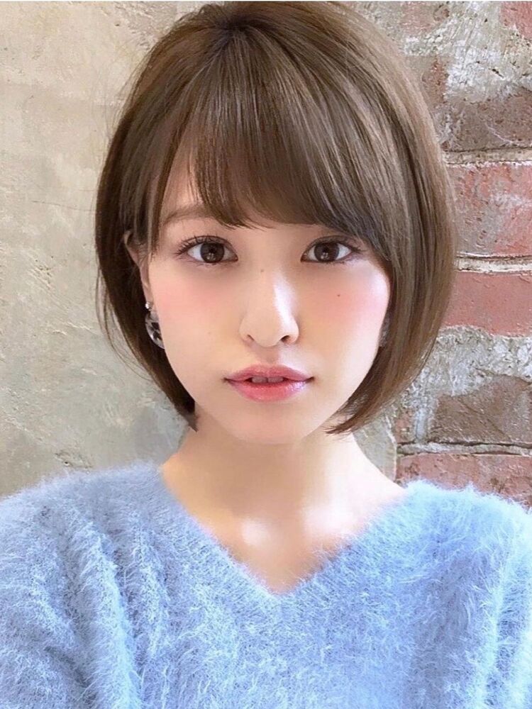 大人かわいい小顔ショートボブショートヘア代30代40代新宿毛先の ワンカールパーマで丸みを Emanon新宿西口 山田信夫の髪型 ヘアスタイル ヘアカタログ情報 Yahoo Beauty ヤフービューティー