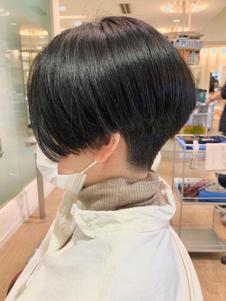 襟足を刈り上げたベリーショート 渡邊陽平のヘアスタイル情報 Yahoo Beauty