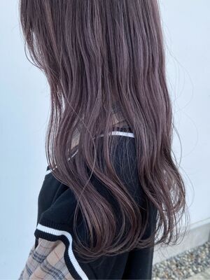 ピンクグレージュ ロングの髪型 ヘアスタイル ヘアカタログ 人気順 Yahoo Beauty ヤフービューティー