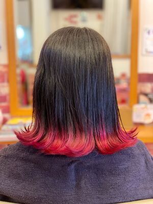 21年夏 裾カラー 毛先カラーの新着ヘアスタイル 髪型 ヘアアレンジ Yahoo Beauty