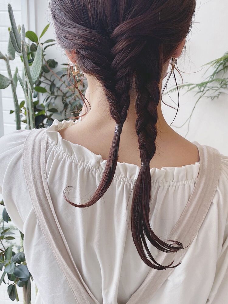 カジュアルアレンジ イケダユカの髪型 ヘアスタイル ヘアカタログ情報 Yahoo Beauty ヤフービューティー