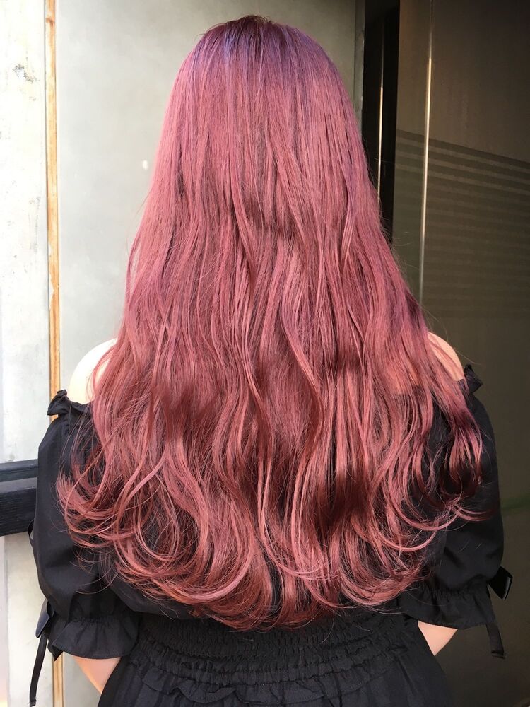 ラズベリーレッド Risel Shibuya 2 リゼル シブヤツー 渋谷riselw U佐門豊のヘアスタイル情報 Yahoo Beauty
