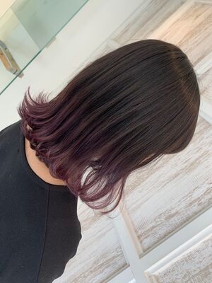 毛先カラー ミディアムの髪型 ヘアスタイル ヘアカタログ 人気順 Yahoo Beauty ヤフービューティー