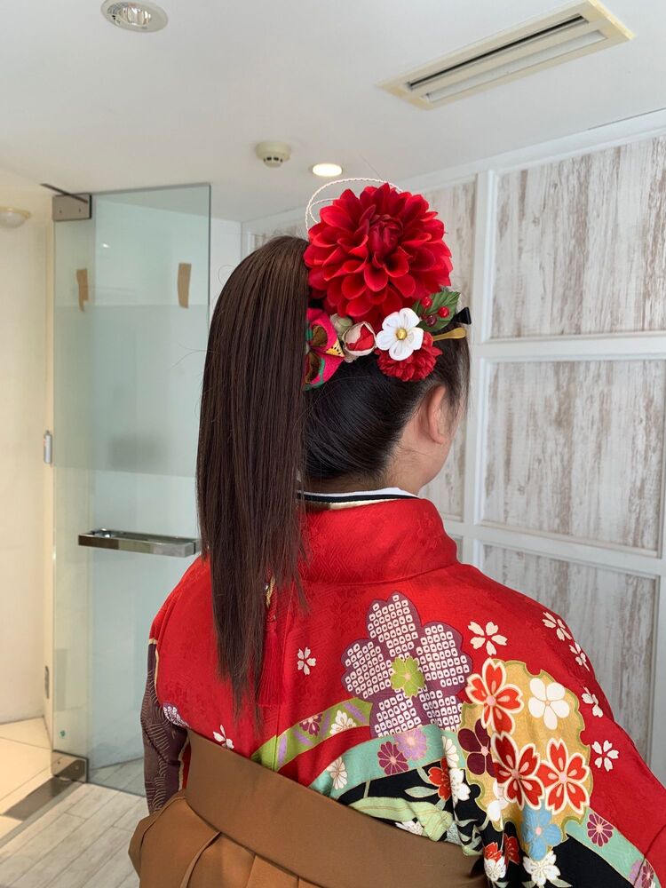 卒業式 袴 ポニーテール Akaneのヘアスタイル情報 Yahoo Beauty