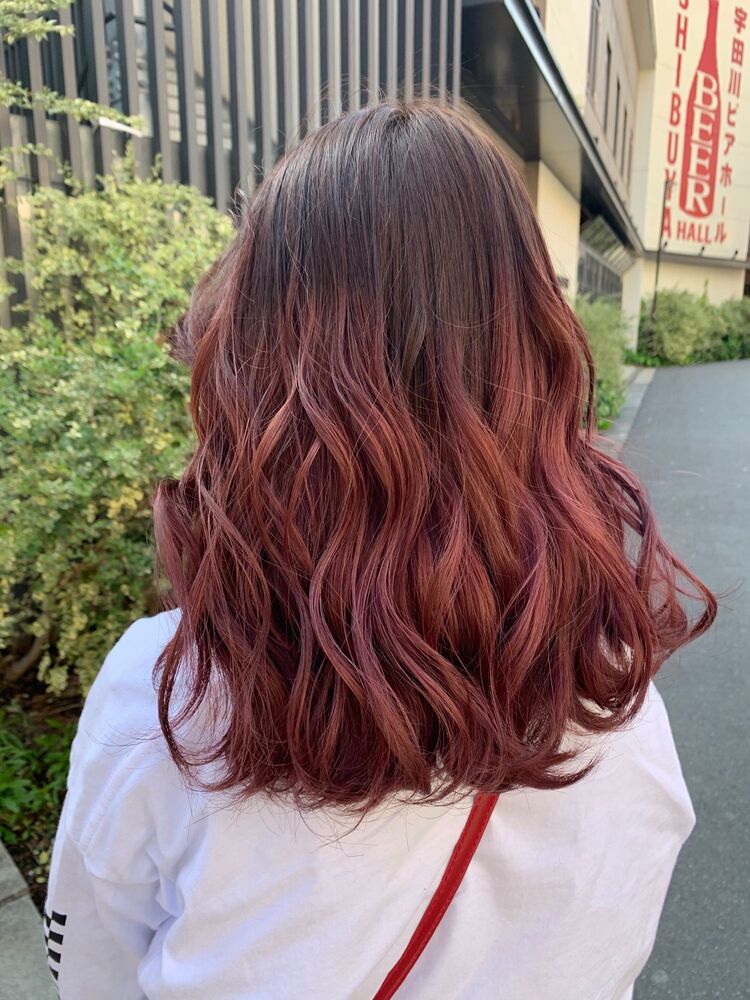 ラベンダーピンク グラデーション Akaneのヘアスタイル情報 Yahoo Beauty