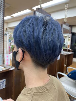 22年春 メンズ ブルーブラックの人気ヘアスタイル 髪型 ヘアアレンジ Yahoo Beauty