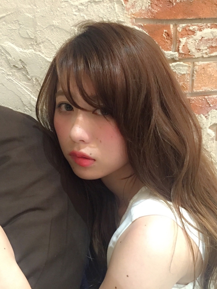 ロングウェーブスタイル うざバング Ayacoのヘアスタイル情報 Yahoo Beauty