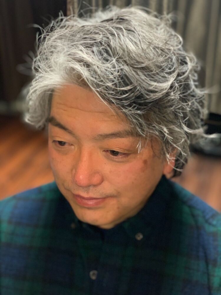 50代からのスパイラルパーマ。カッコいい！｜HIRO GINZA 神田店（ヒロギンザ カンダテン）佐藤輪喜広のヘアスタイル情報｜Yahoo