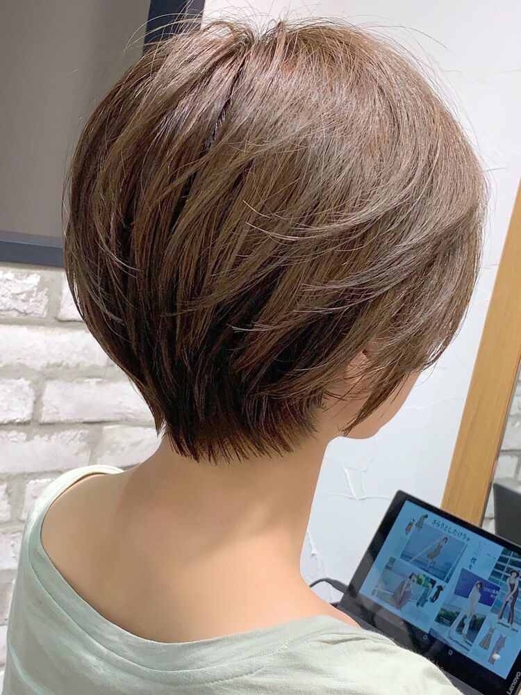 多毛さんにオススメ くびれでスッキリ 大人ショート Mag Ginza マグギンザ 銀座 ショート 猪狩拓也のヘアスタイル情報 Yahoo Beauty