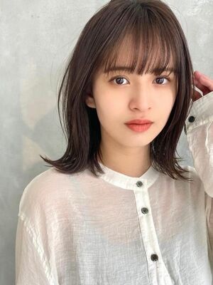 鎖骨ミディアムの髪型 ヘアスタイル ヘアカタログ 人気順 Yahoo Beauty ヤフービューティー