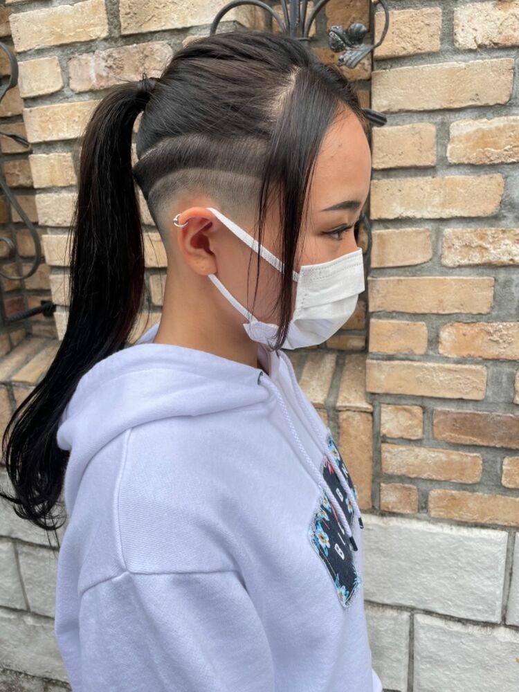 スキンフェード女子 ロング Roijir ロイジー Hirokiの髪型 ヘアスタイル ヘアカタログ情報 Yahoo Beauty ヤフービューティー