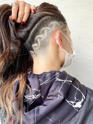 ツーブロック ロングの髪型 ヘアスタイル ヘアカタログ 人気順 Yahoo Beauty ヤフービューティー