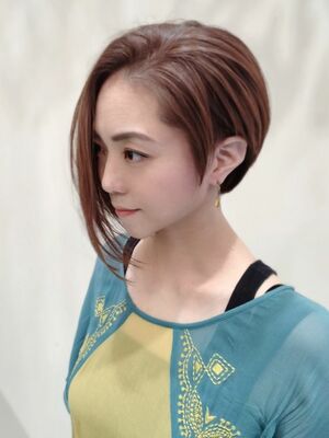 アシメショート ツーブロックの髪型 ヘアスタイル ヘアカタログ 人気順 Yahoo Beauty ヤフービューティー